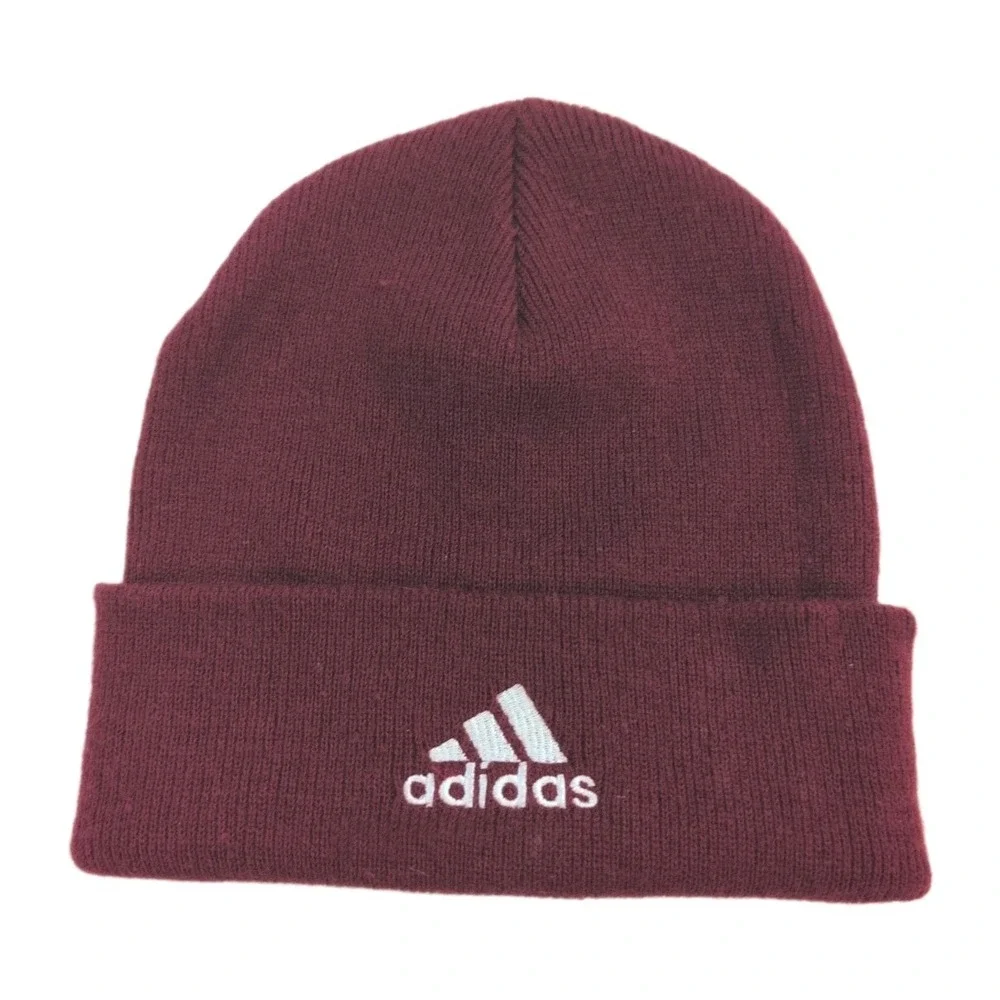 Adidas Men's Team Issue Fold Beanie Red - New